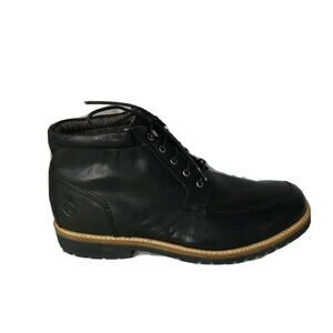 Rockport Marshall Rugged Moc Toe Black Ankle Boots CH2442 Mens Size 12 Wide NEW
